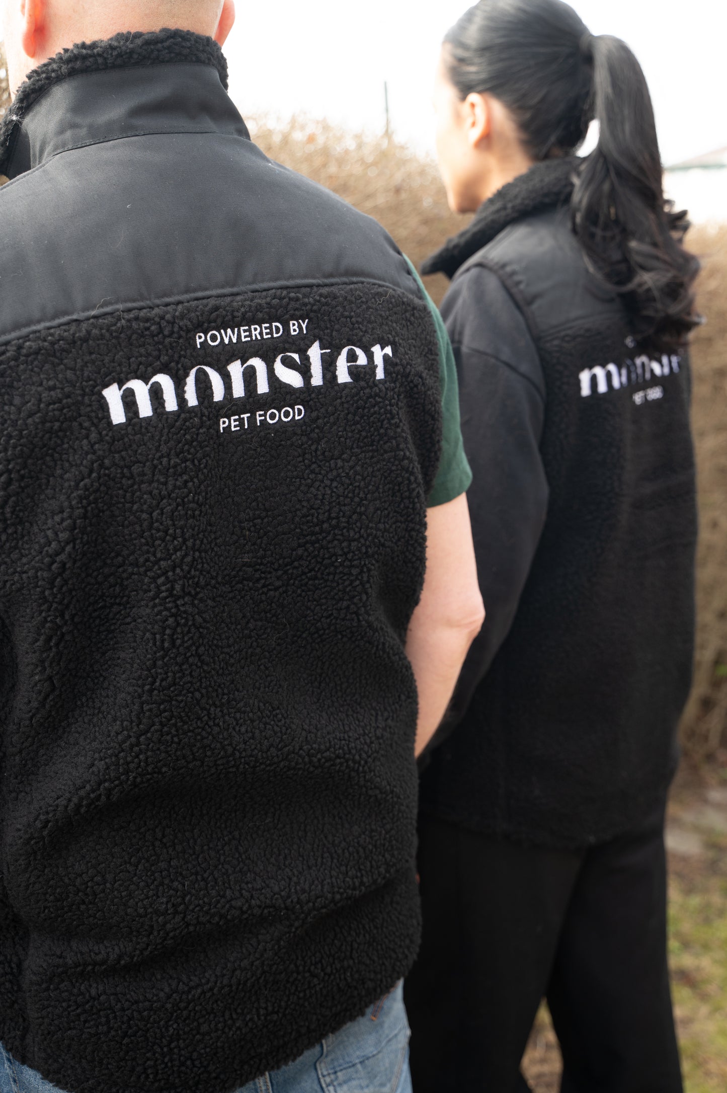 Fleeceväst Powered By Monster Black