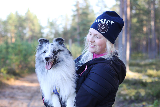 Tunn mössa Monster Navy