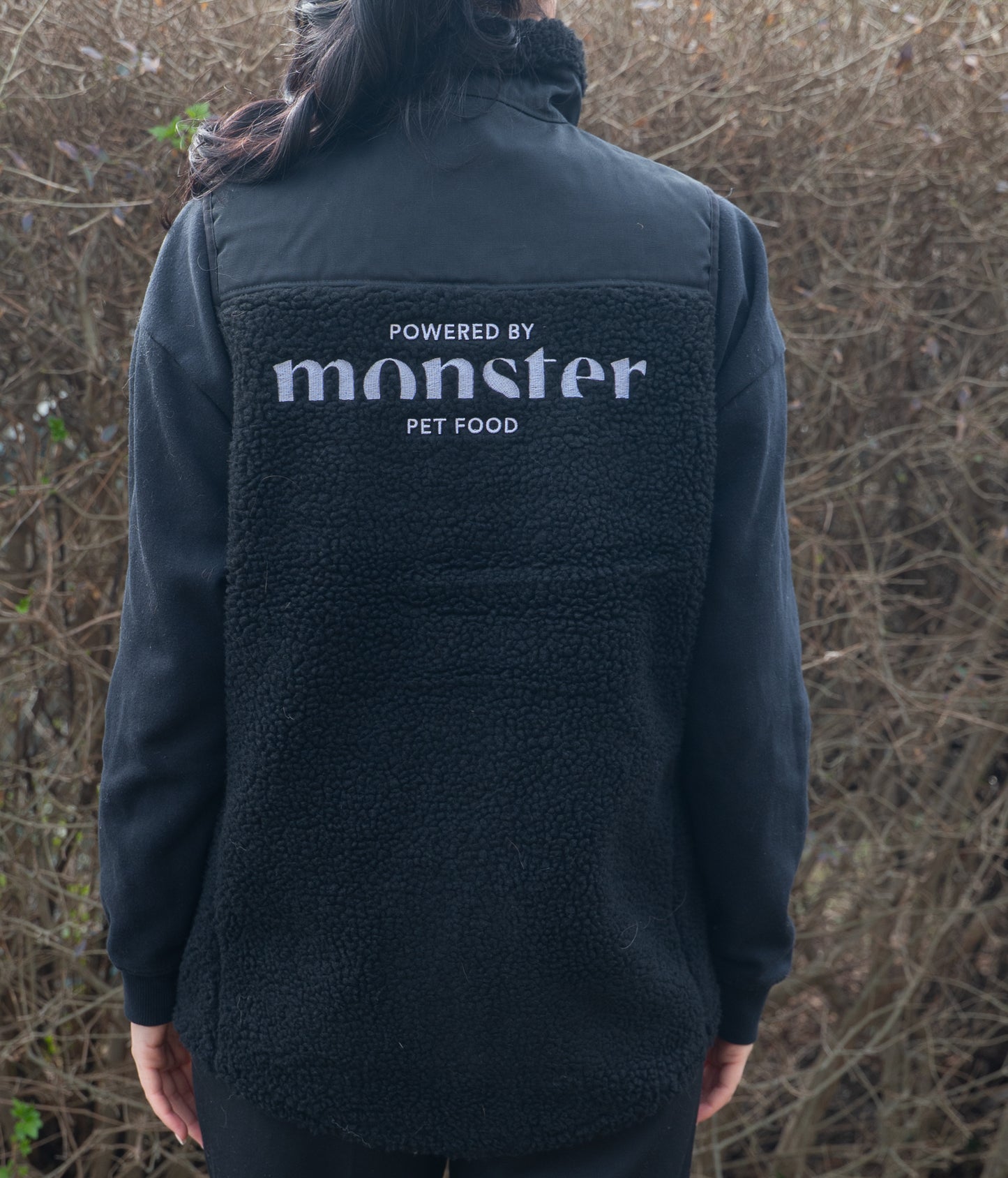 Fleeceväst Powered By Monster Black
