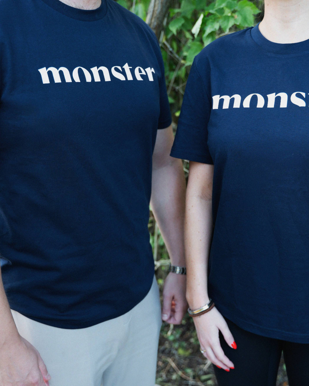 T-shirt Navy Monster