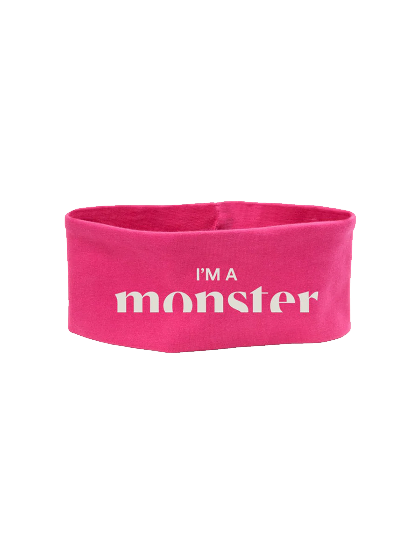 Pannband Monster Pink